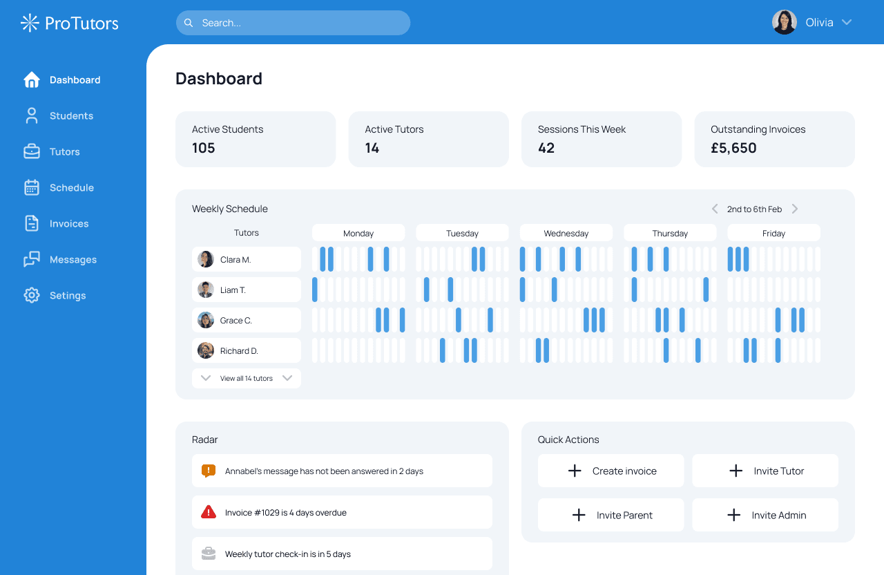 Tutoring Management Platforms